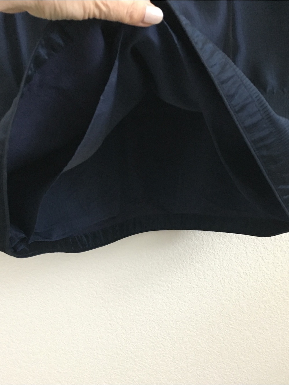Burberry Mini Dress – Women’s Size 12 – Navy Blue Silk Blend - Picture 6 of 16